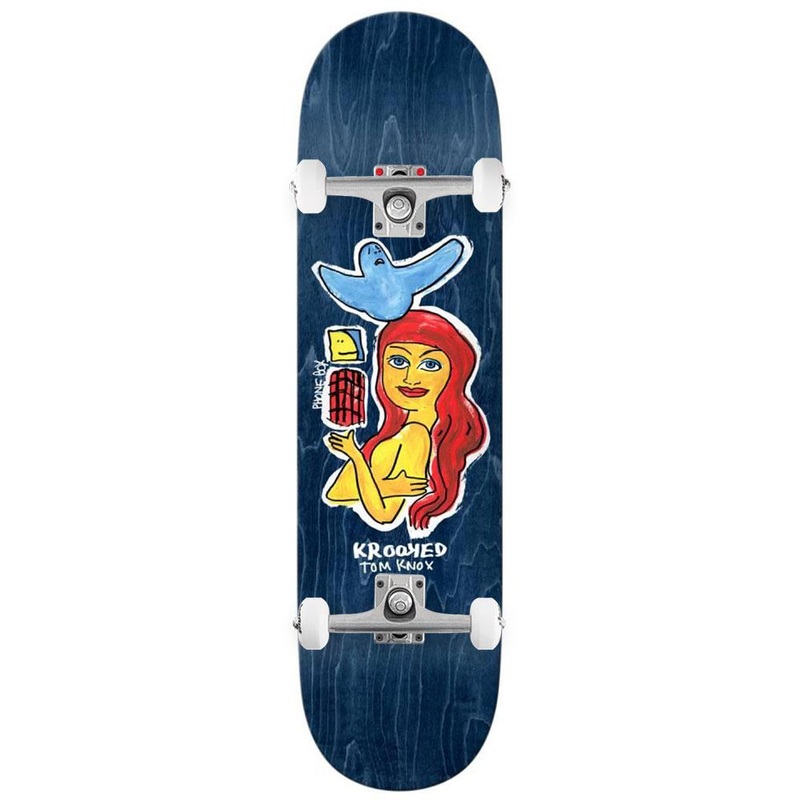 Krooked Knox Phone Box x Venom Custom Complete Skateboard - 8.25"