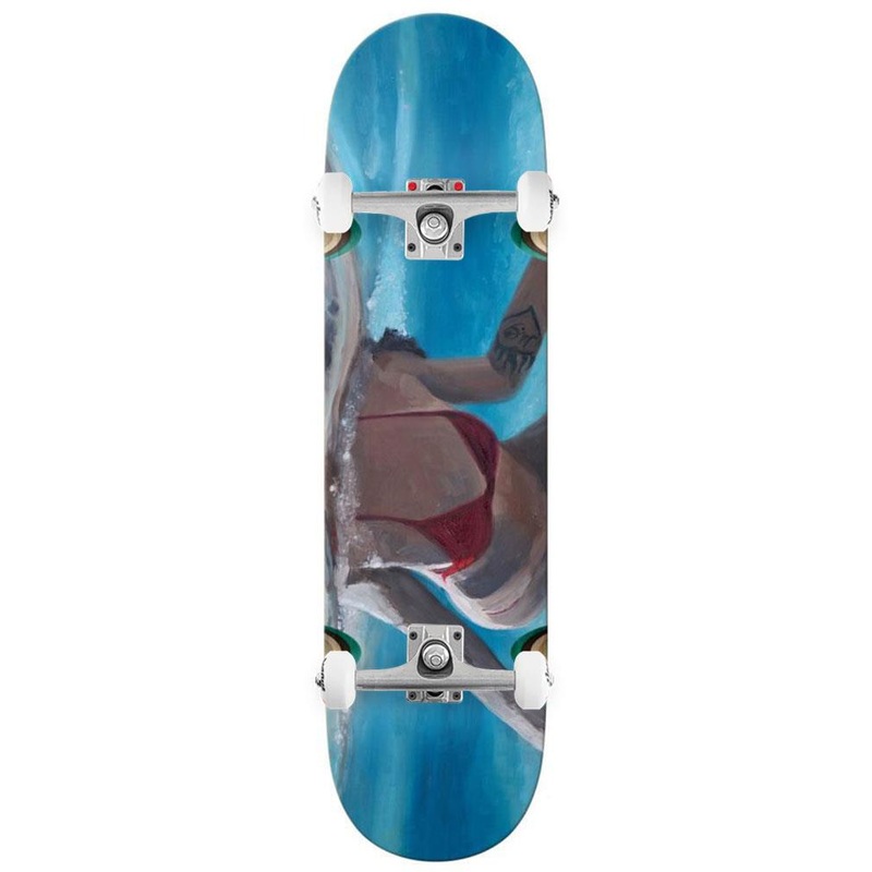 Krooked Lee Smith Guest Artist x Venom Custom Complete Skateboard - 8.5"
