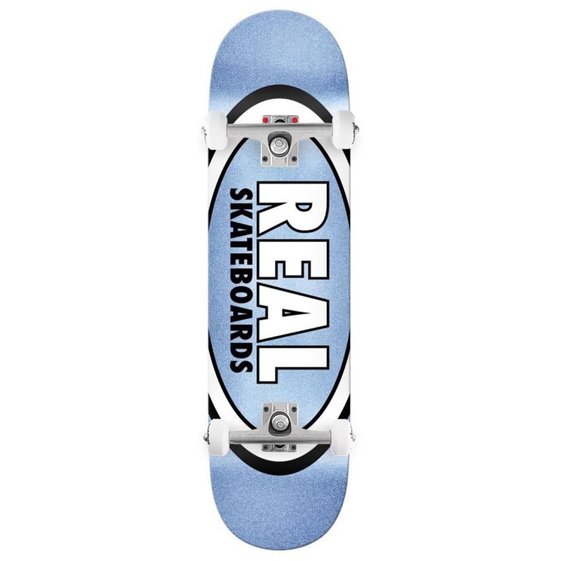 Real Easy Rider Oval Blue Ice x Venom Custom Complete Skateboard - 8.25"