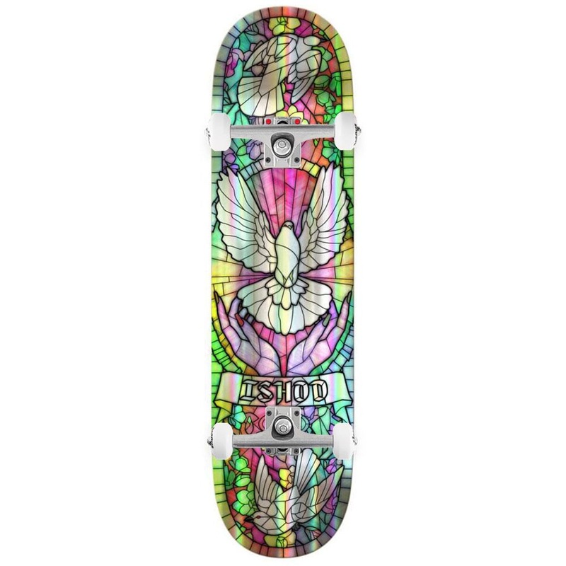 Real Ishod Holographic Cathedral x Venom Custom Complete Skateboard - 8.5"