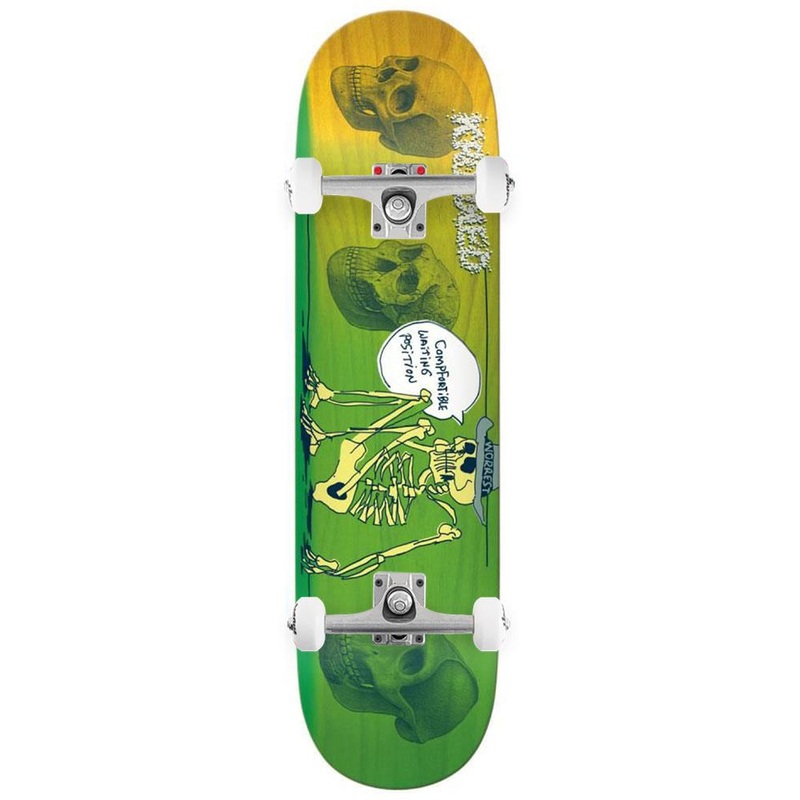 Krooked Worrest Waiting Position x Venom Custom Complete Skateboard - 8.25"