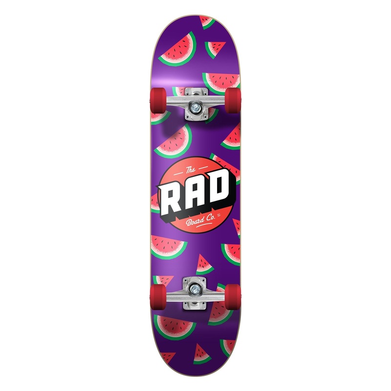 Rad Watermelon  Dude Crew Complete Skateboard Multi 7.25"