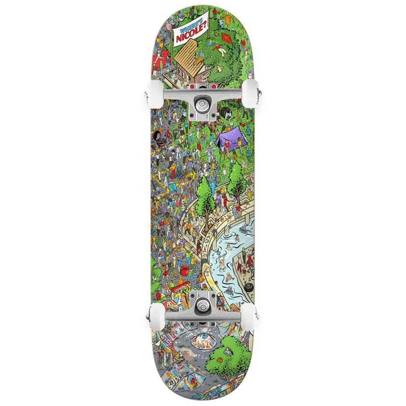 Real Nicole Where's Nicole x Venom Custom Complete Skateboard - 8.25"