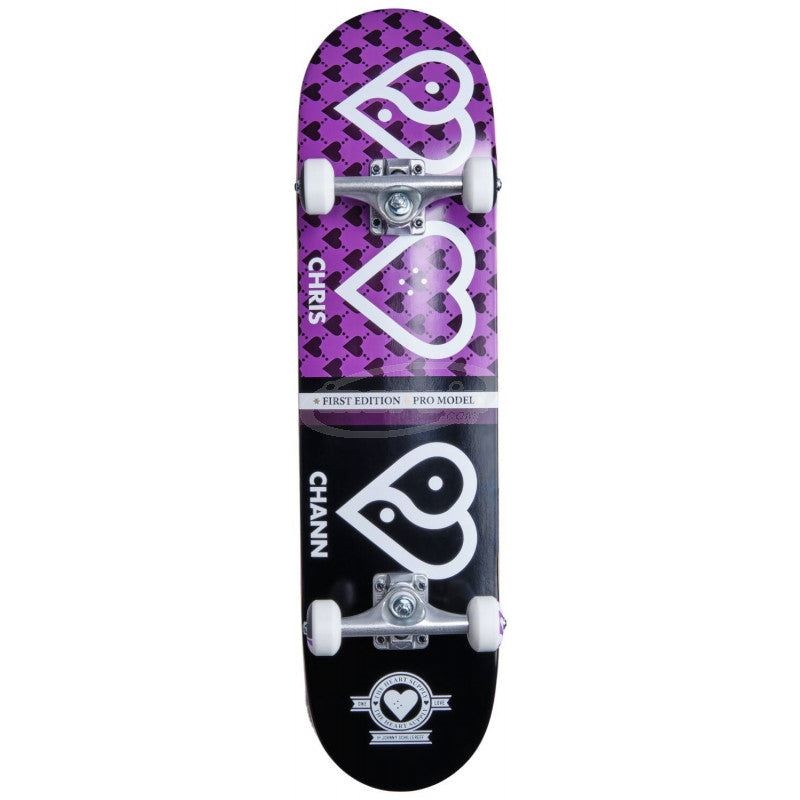 The Heart Supply Classified Pro 1 Planet Heart Complete Skateboard Purple 7.75"