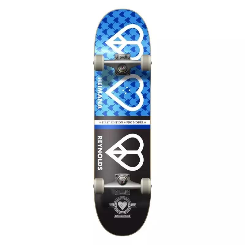 The Heart Supply Classified Pro 3 Planet Heart Complete Skateboard Blue 8.25"
