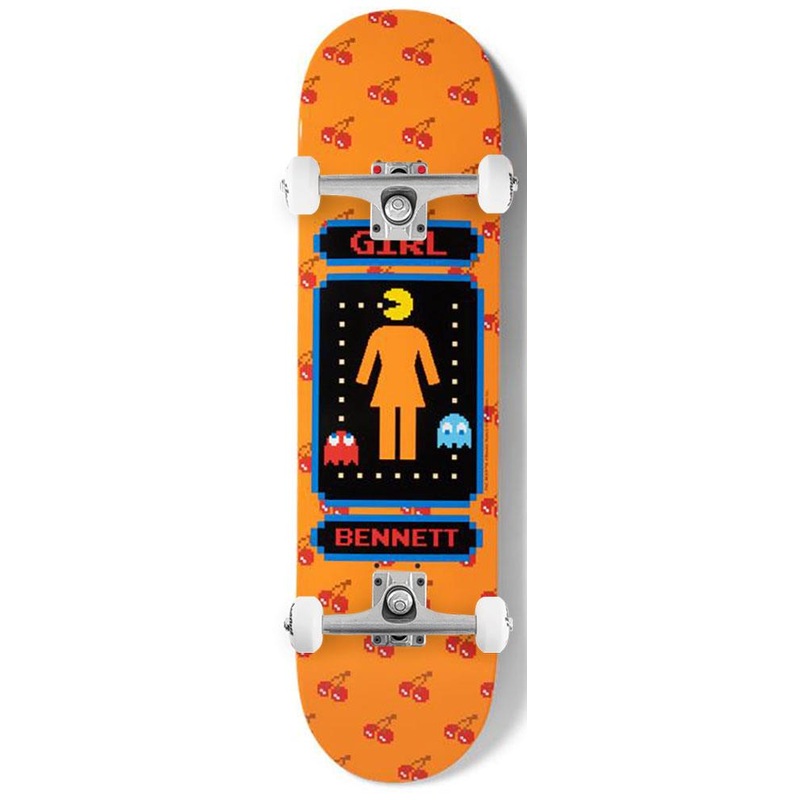 Girl Skateboard Pac-Man Niels Bennett x Venom Custom Complete Skateboard - 8.5"
