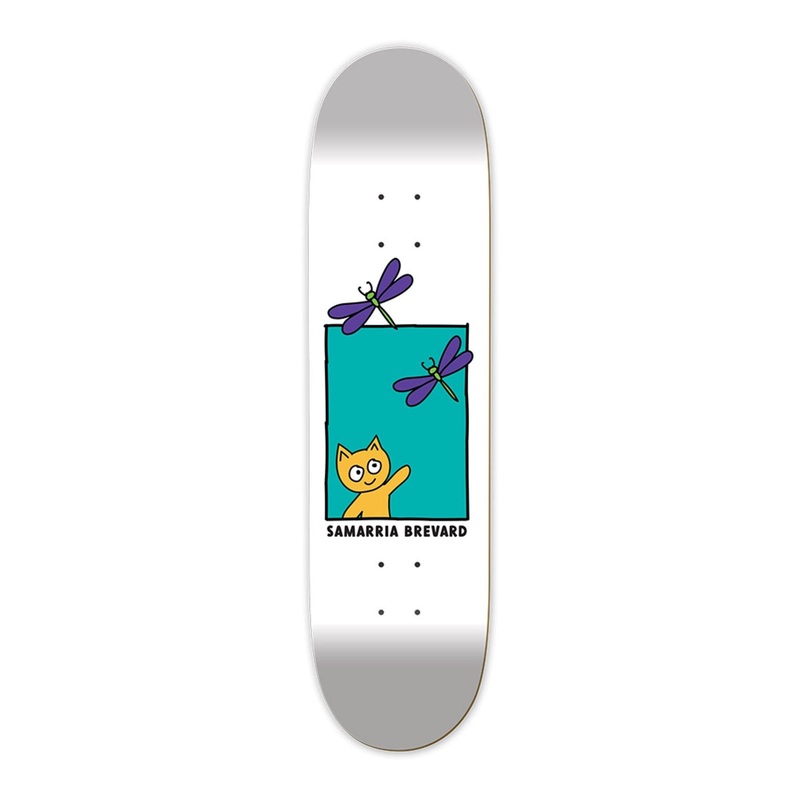 Meow Samarria Brevard Welcome Home Skateboard Deck 8.25"