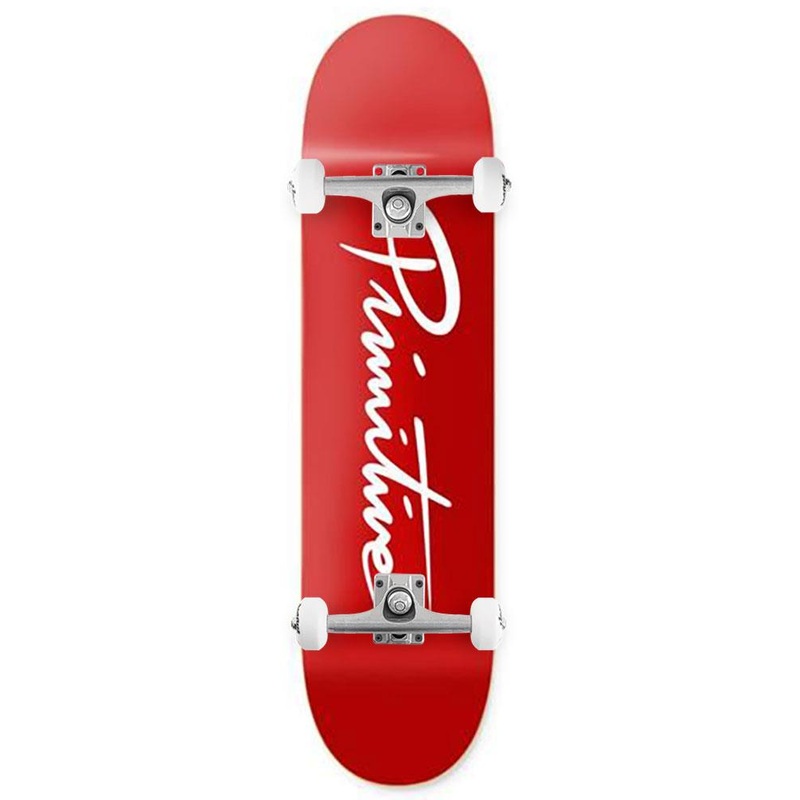 Primitive Core Programme Neuvo Script Core Deck Red x Venom Custom Complete Skateboard - 8.125"