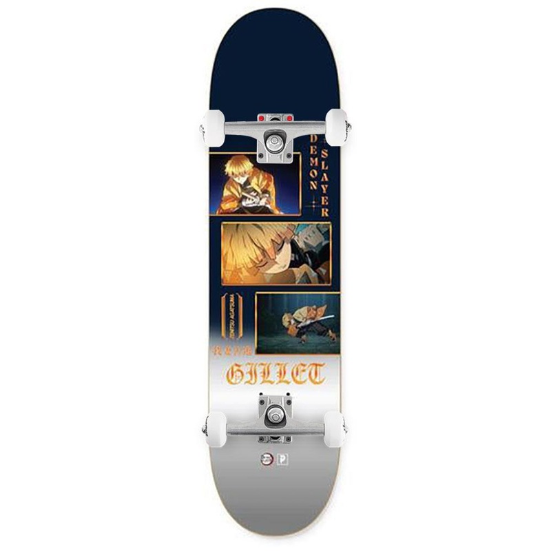 Primitive Gillet Thunder Deck Blue x Venom Custom Complete Skateboard - 8.38"
