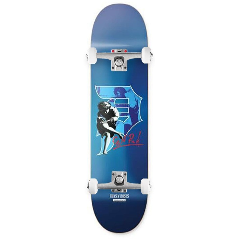 Primitive Illusion Team Decks GNRS1 Blue x Venom Custom Complete Skateboard - 8.0"