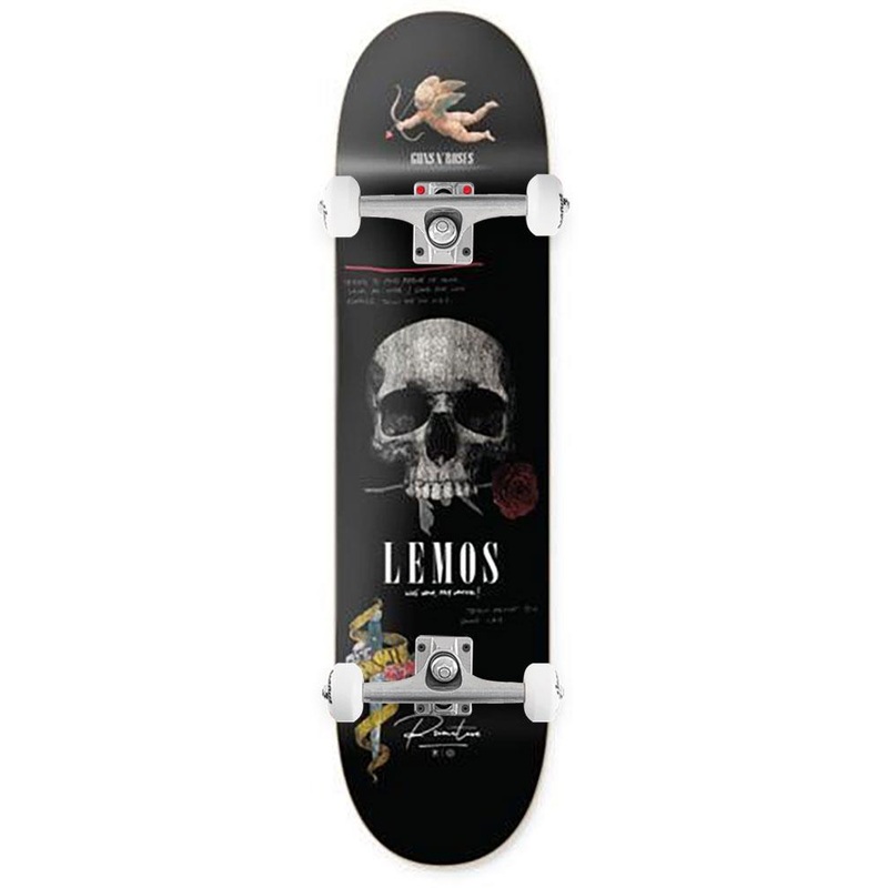 Primitive Lemos Dont Cry Decks GNRS1 Black x Venom Custom Complete Skateboard - 8.25"