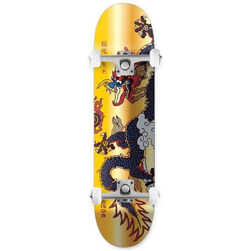 Primitive Lemos Legend Deck Gold x Venom Custom Complete Skateboard - 8.0"