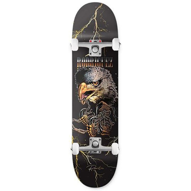 Primitive Rodriguez Eagle Deck Black x Venom Custom Complete Skateboard - 8.125"