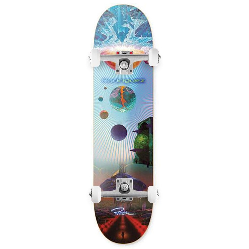 Primitive Rodriguez New Worlds Deck Multi x Venom Custom Complete Skateboard - 8.25"