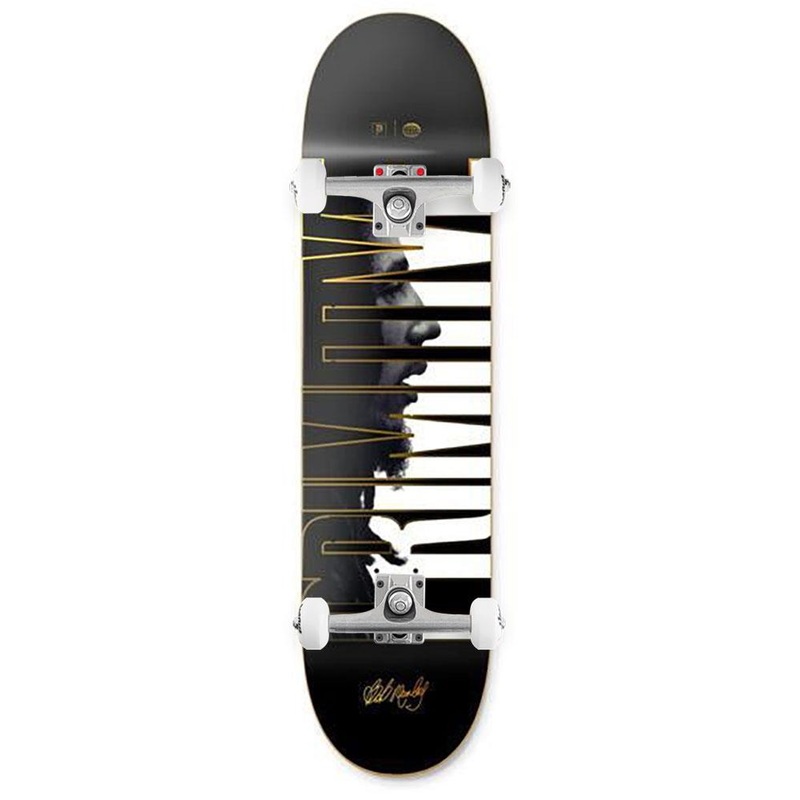 Primitive Tribute Deck Black/White x Venom Custom Complete Skateboard - 8.25"