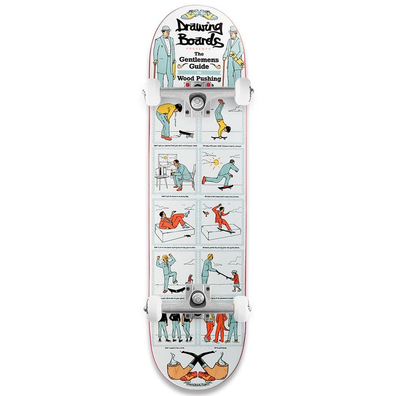 Drawing Boards Gent x Venom Custom Complete Skateboard - 8.25"