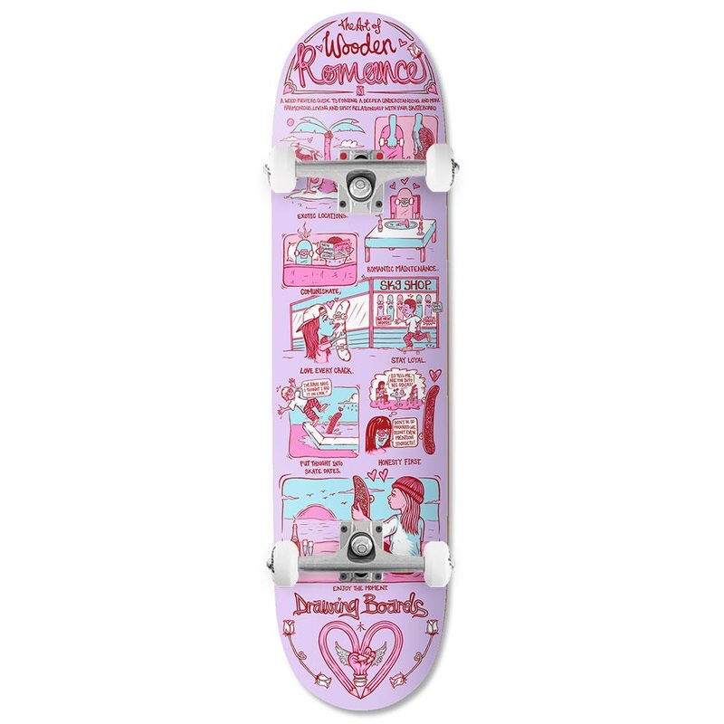 Drawing Boards Romance x Venom Custom Complete Skateboard - 8.5"