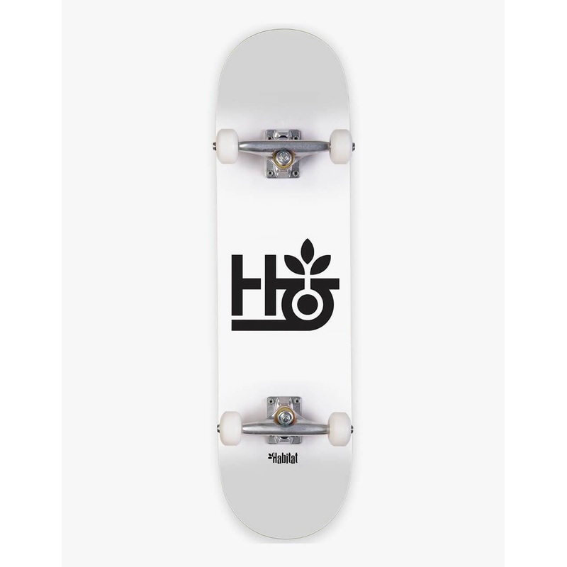 Habitat Pod White Complete Skateboard - 8.0"