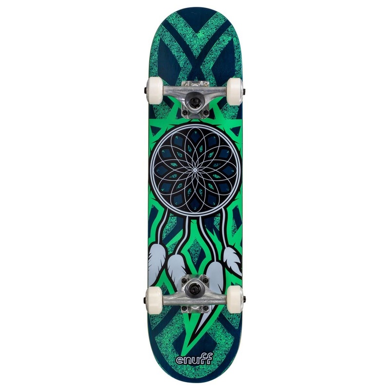 Enuff Dreamcatcher Blue/Teal Complete Skateboard - 7.75"