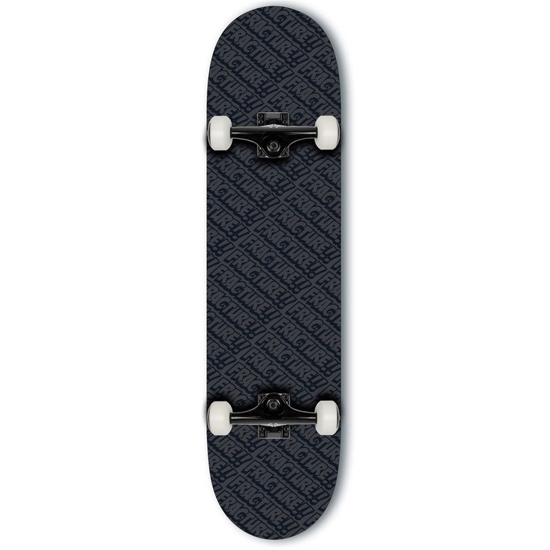 Fracture All Over Comic Black Complete Skateboard 8.0"