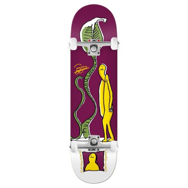 Krooked Cernicky Tall Snake Tf x Venom Custom Complete Skateboard - 8.5"