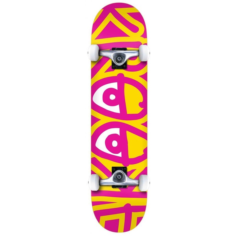 Krooked Team Big Eyes Complete Skateboard - 7.5"