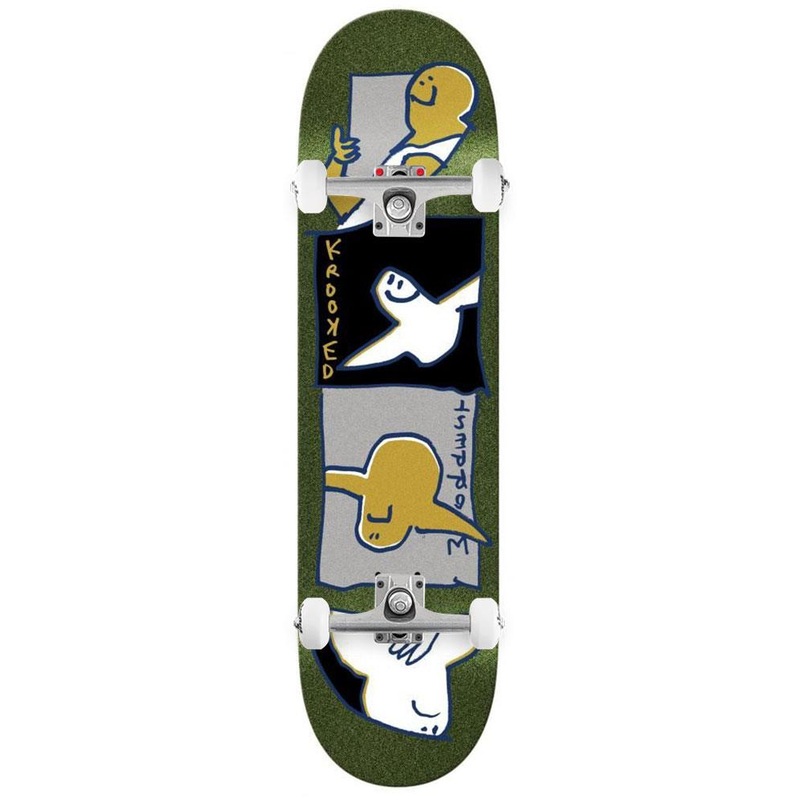 Krooked Worrest Gold Burd Slick x Venom Custom Complete Skateboard - 8.3"