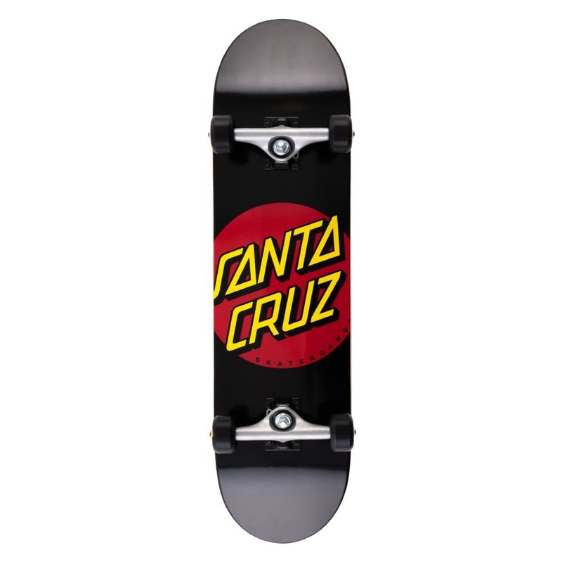 Santa Cruz Classic Dot Black Complete Skateboard - 8.0"