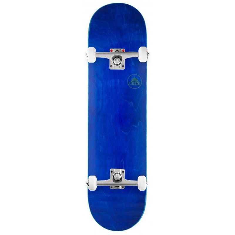 Sushi s Pagoda Stamp Blue Custom Complete Skateboard - 8.125"