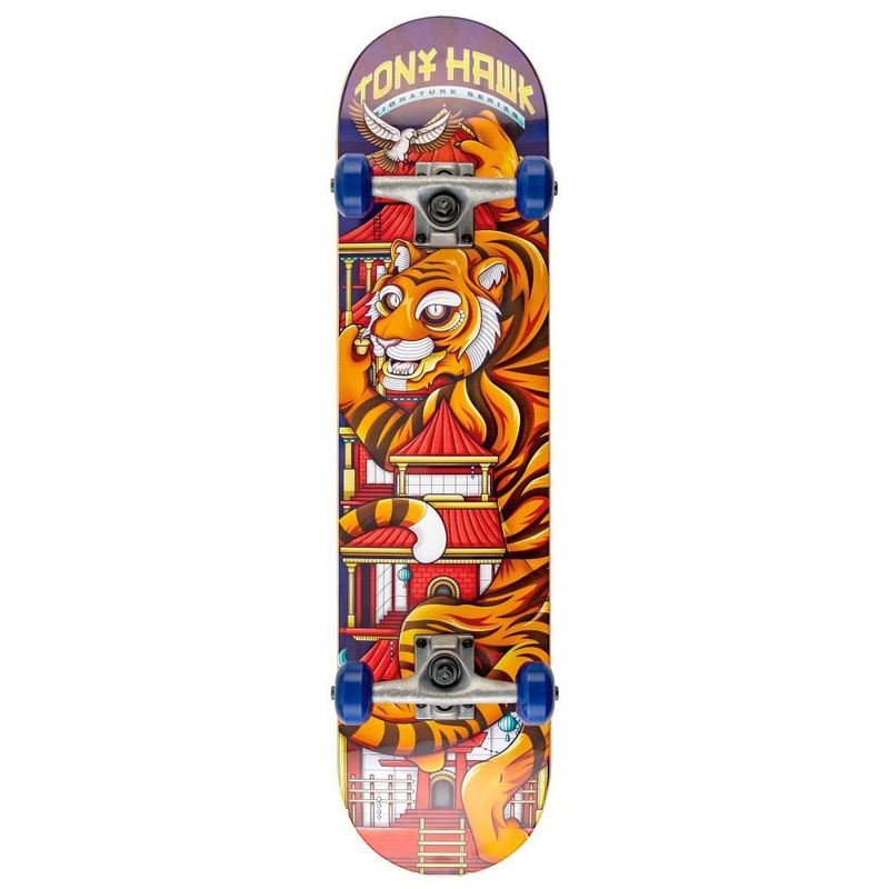 Tony Hawk SS 180 Complete Tiger Palace Complete Skateboard 7.5"