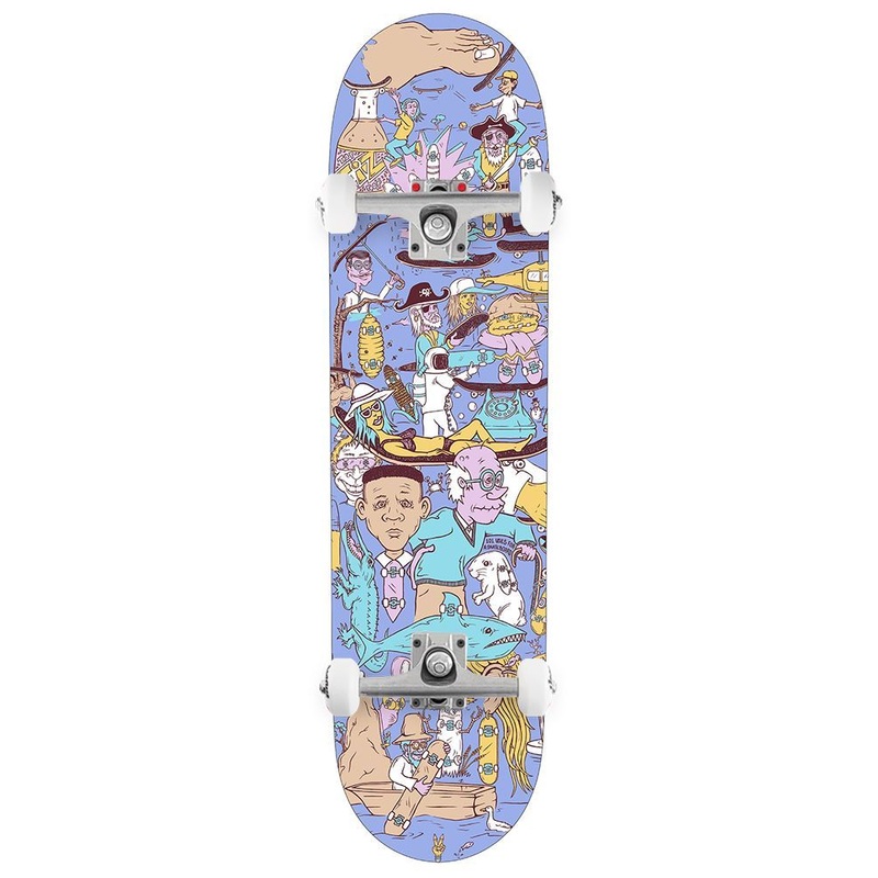 Drawing Boards 101 2 Custom Complete Skateboard - 8.32"