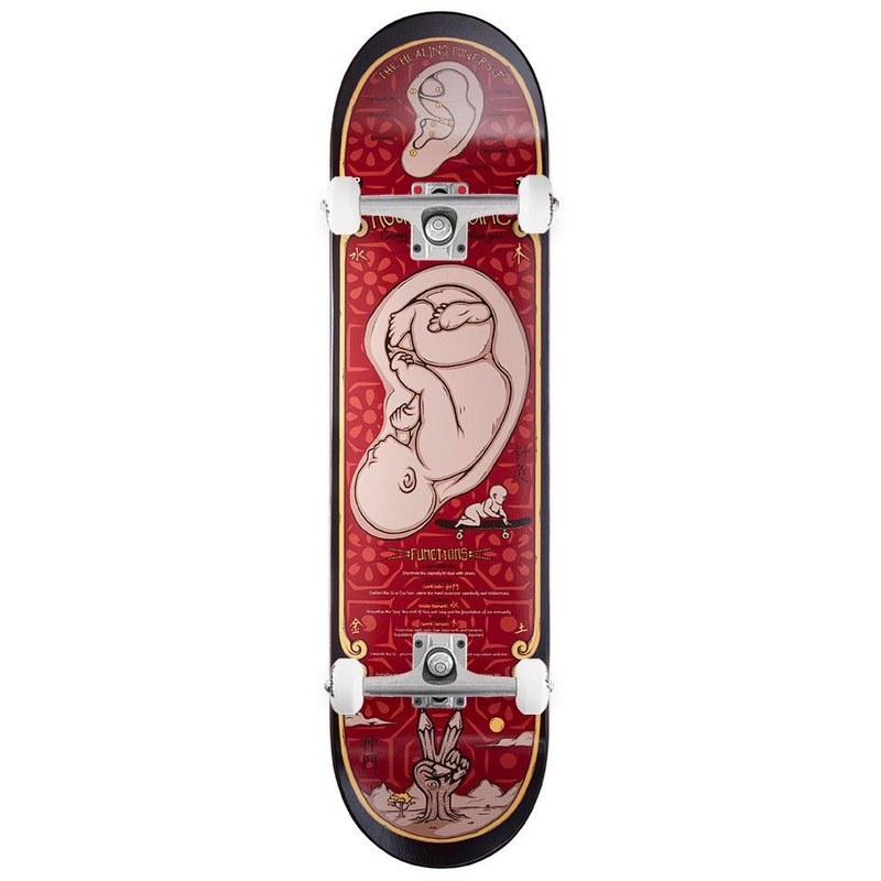 Drawing Boards Acupuncture Skateboard Custom Complete Skateboard - 8.0"