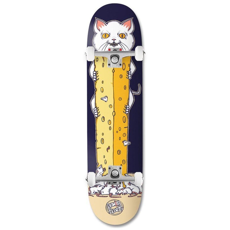 Drawing Boards Rat Race Custom Complete Skateboard - 7.75"