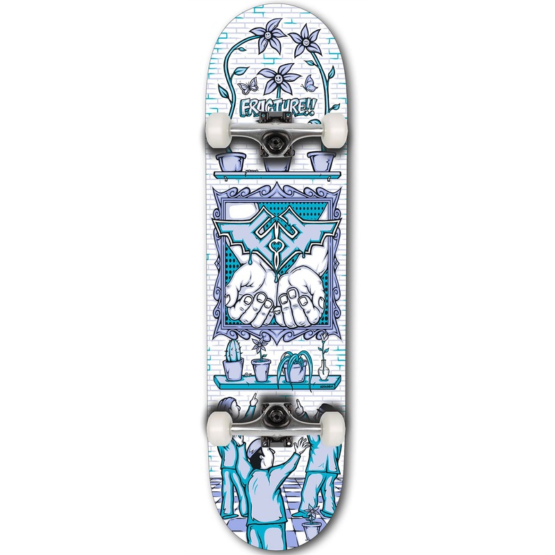 Fracture x Adswarm Complete Skateboard 8.25"