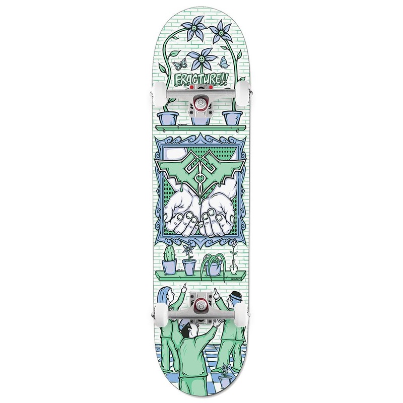 Fracture x Adswarm x Venom Skateboards Core Custom Complete Skateboard - 8.0