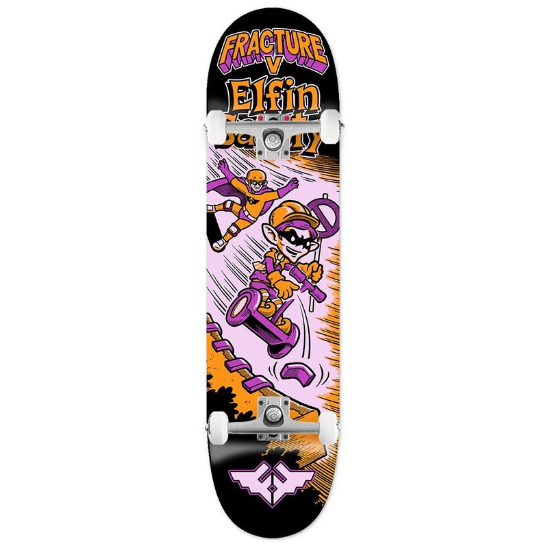 Fracture x Jon Horner Elfin Safety x Venom Core Custom Complete Skateboard - 7.75