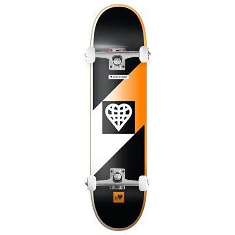 Heart Supply HS Jagger Symbolic Impact Light Orange x Venom Custom Complete Skateboard - 8.0"