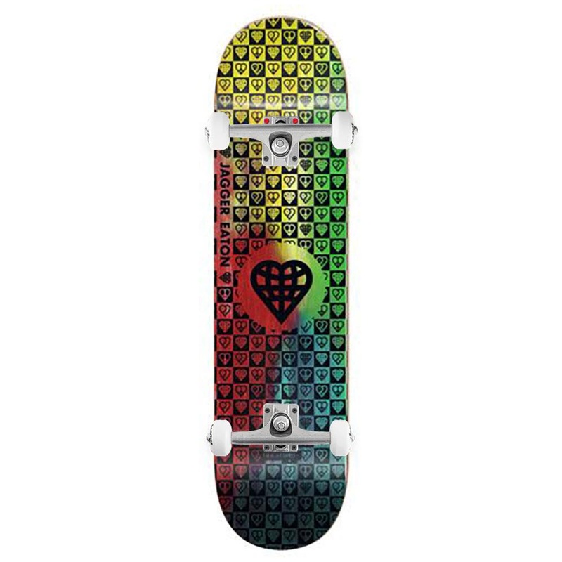 Heart Supply Jagger Eaton Trinity TieDye Veneer Impact Light s x Venom Custom Complete Skateboard - 8.0"