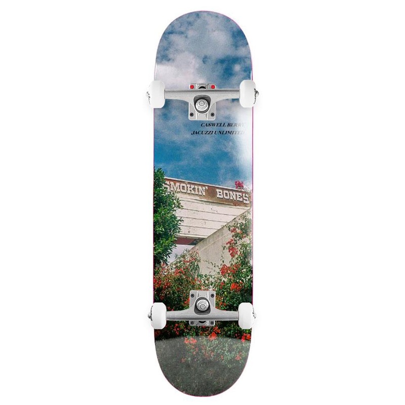 Jacuzzi Unlimited Caswell Berry Smokin' Bones Ex7 Multi x Venom Custom Complete Skateboard - 8.5"