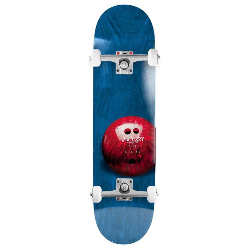 Jacuzzi Unlimited Fourth Street Bowl EX7 Blue x Venom Custom Complete Skateboard - 8.25"