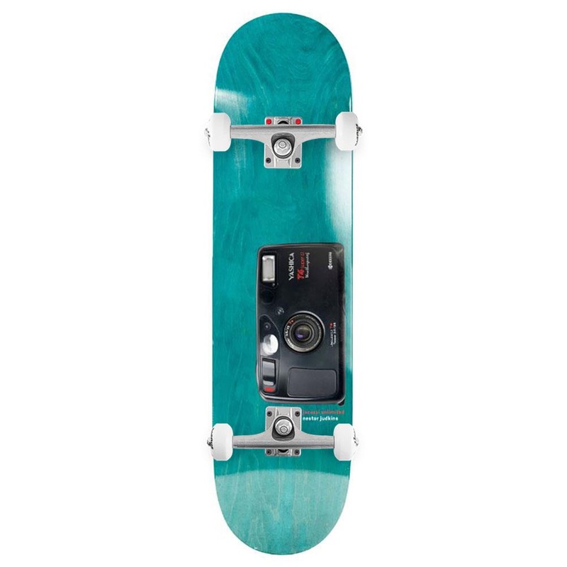 Jacuzzi Unlimited Nestor Judkins T4 EX7 Teal x Venom Custom Complete Skateboard - 8.0"