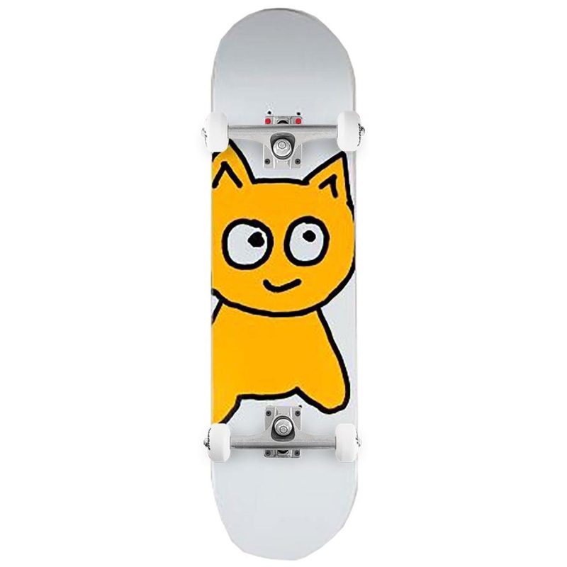 Meow DSM Big Cat Teal x Venom Custom Complete Skateboard - 7.5"