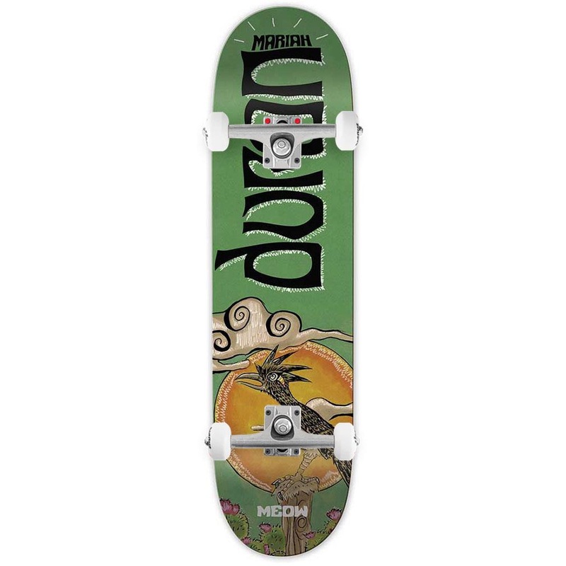 Meow s Mariah Duran Chaparral Green x Venom Custom Complete Skateboard - 8.25"