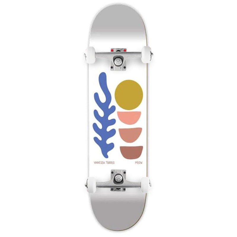 Meow s Vanessa Torres Headspace Green x Venom Custom Complete Skateboard - 8.0"