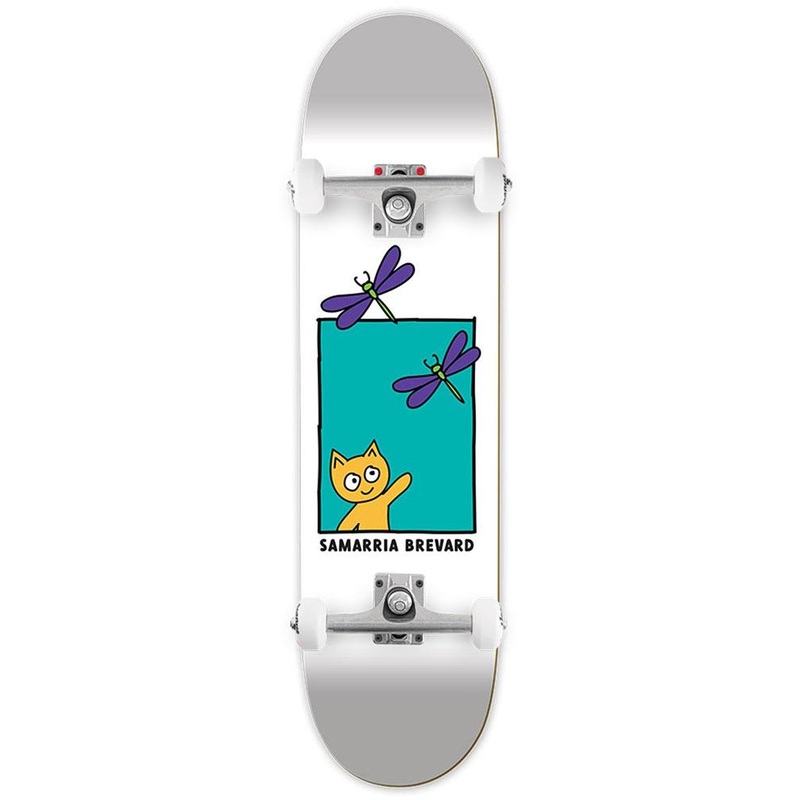 Meow Samarria Brevard Welcome Home x Venom Custom Complete Skateboard - 8.25"