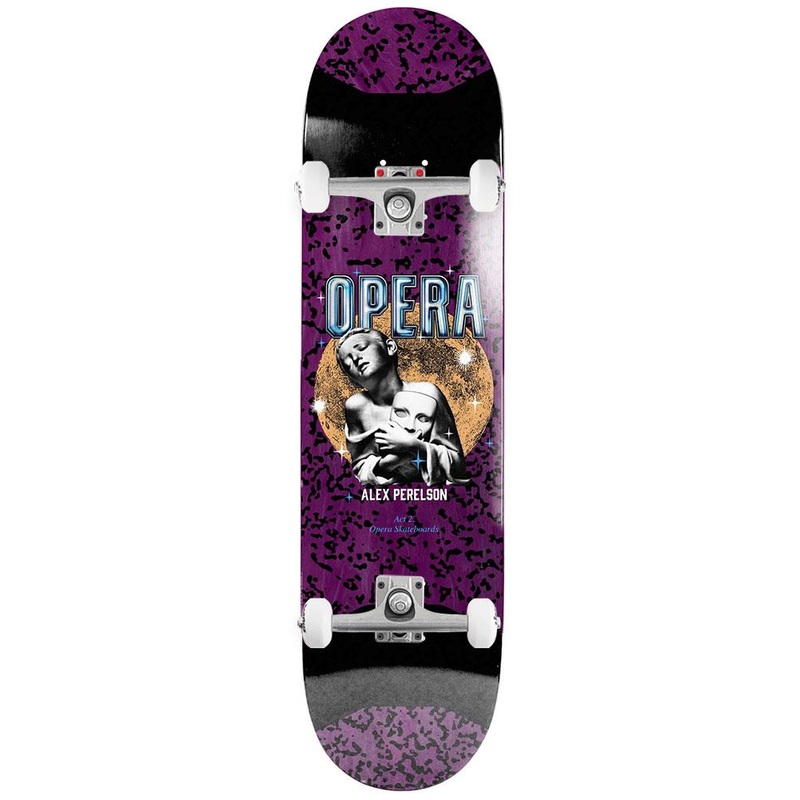 Opera Alex Perelson Grasp II EX7 Pop Slick Purple x Venom Custom Complete Skateboard - 8.38"