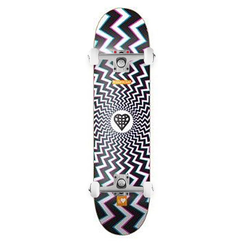 The Heart Supply HS Heimana Illusion Multi x Venom Custom Complete Skateboard - 8.25"