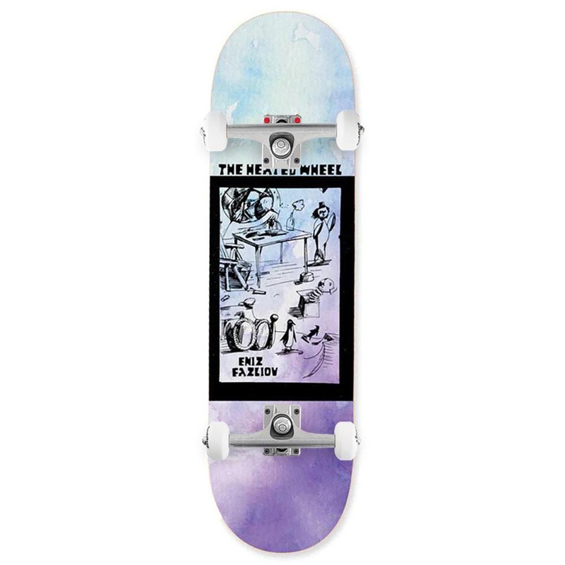 The Heated Skateboard Wheels Eniz Fazliov Pro Model Multi x Venom Custom Complete Skateboard - 8.25"